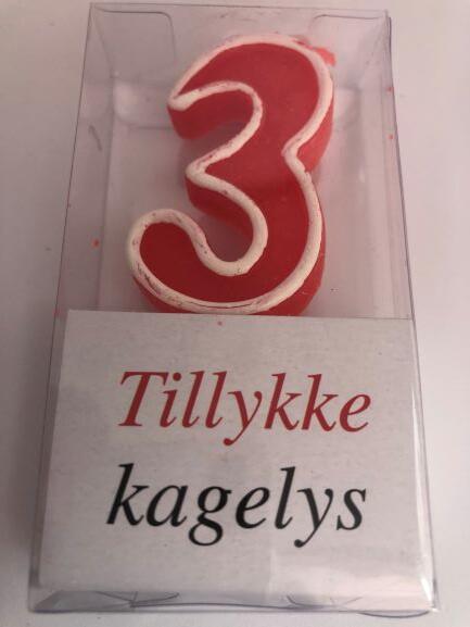 Fødselsdags tal lys