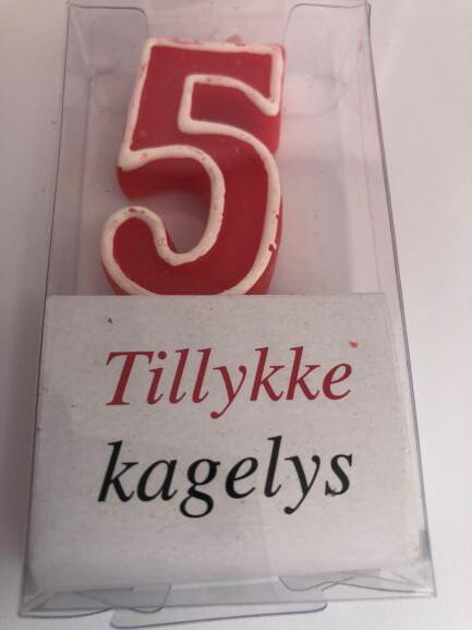 Fødselsdags tal lys