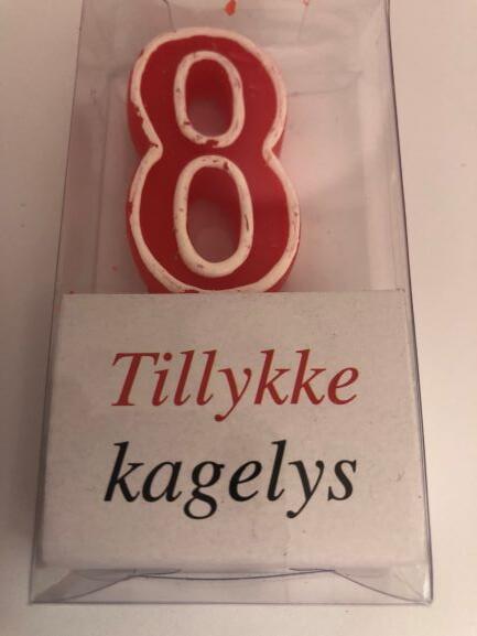 Fødselsdags tal lys