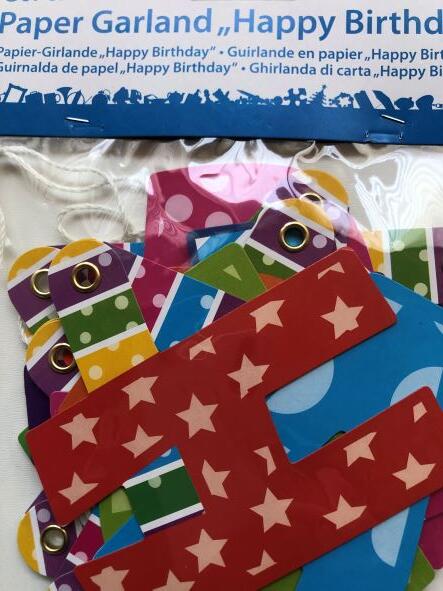 Happy Birthday guirlande