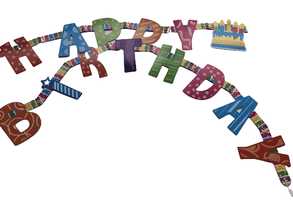 Happy Birthday guirlande