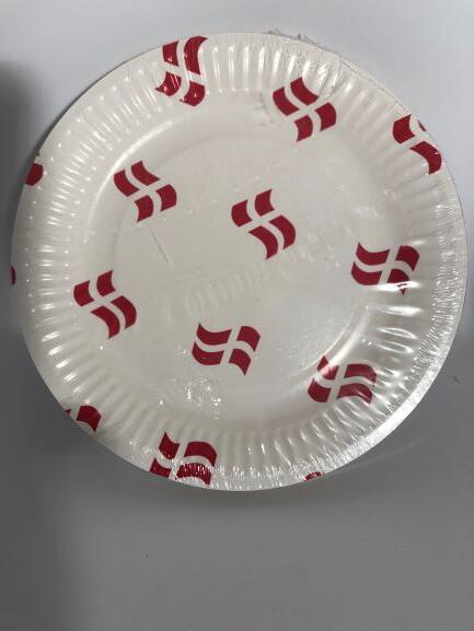 Tallerken Med Danske Flag