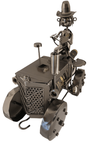 Vinholder metal, Traktor