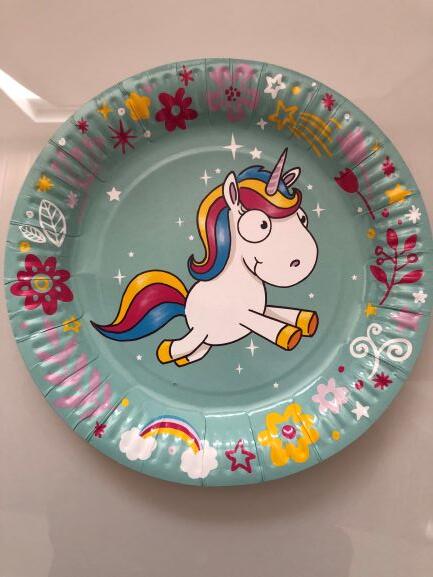 Enhjørning Tallerkener