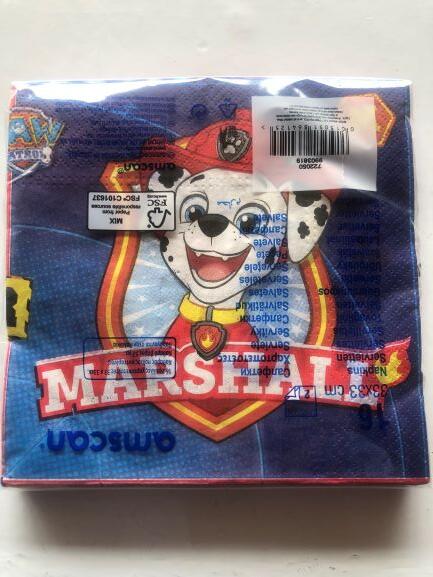 Paw Patrol Servietter