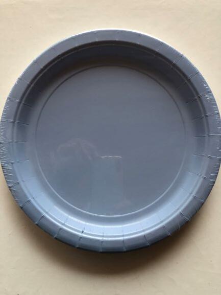 Tallerken, Pastel Blå