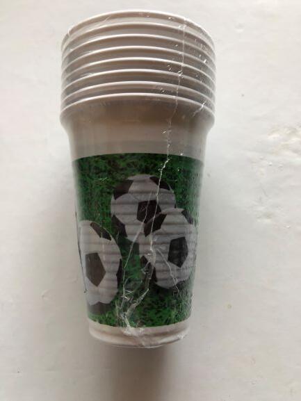 Kop Med fodboldmotiv