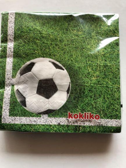 Servietter Med Fodboldmotiv