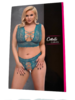 Plus Size Blonde BH Sæt