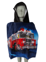 FIRE TRUCK BADEPONCHO